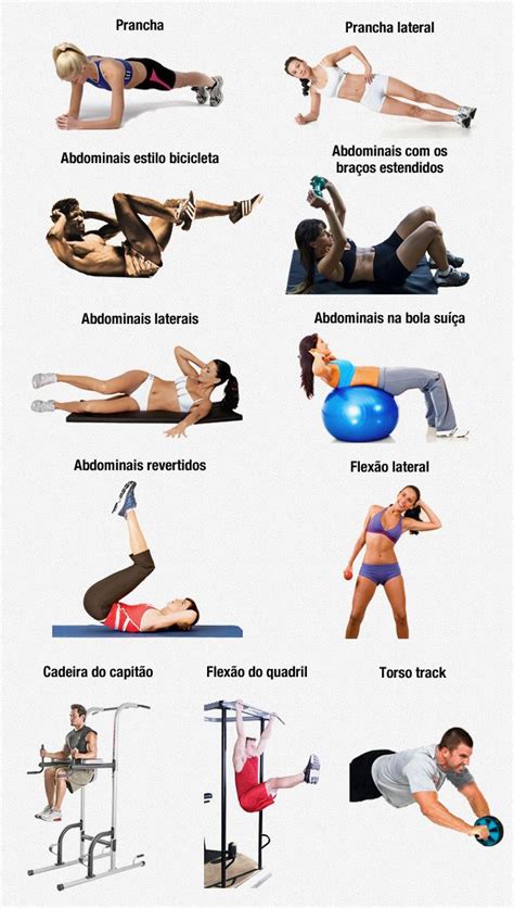 Quais Os Melhores Exercícios Para Treinar Abdominais Treino Para Mulher Fitness Diet Yoga