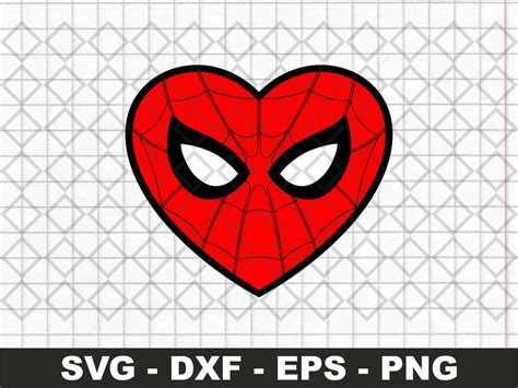 Spiderman Heart SVG | Vectorency