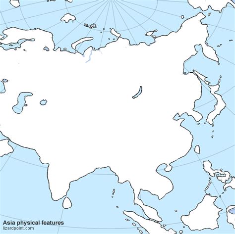 Physical Map Of Asia Quiz Images