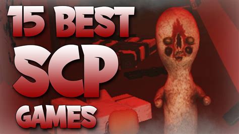 15 Best Roblox Scp Games Youtube