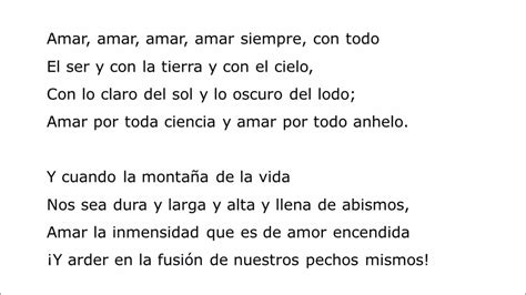 Amo Amas Rubén Darío Poema De Amor1 Youtube