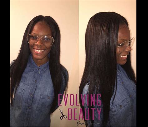 😍😍 Beautiful Middle Part Sew In Joycescreations Weave Hairstyles