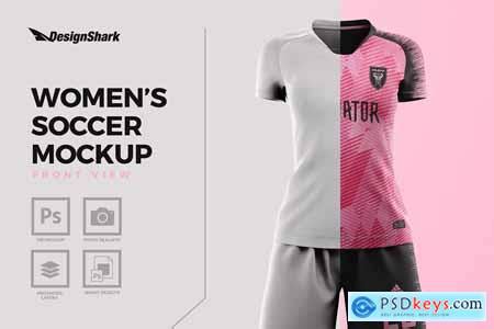 Download Women's Soccer Kit Mockup - Front 3985861 | Atrizes ...