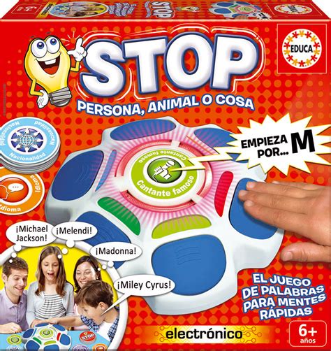 Juegos para niños 4 años's main feature is download fun and intuitive game or game for kids small!. Juego de palabras Stop de Educa Borras
