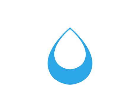 Water Drop Logo Template Vector Illustration Design 595322 Vector Art