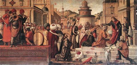 Stampe Di Qualità Del Museo Il Battesimo Dei Seleniti 1507 Di Vittore