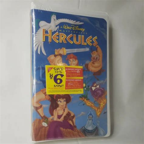 HERCULES VHS VIDEO Tape Masterpiece Collection Disney Sealed 7 54