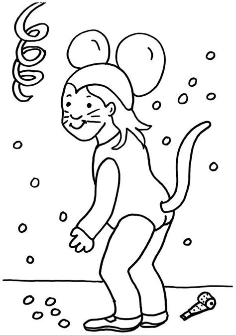 Bastelschablonen fasching zum ausdrucken kostenlos : Ausmalbild Karneval, Fasching, Fastnacht: Mädchen im Maus ...