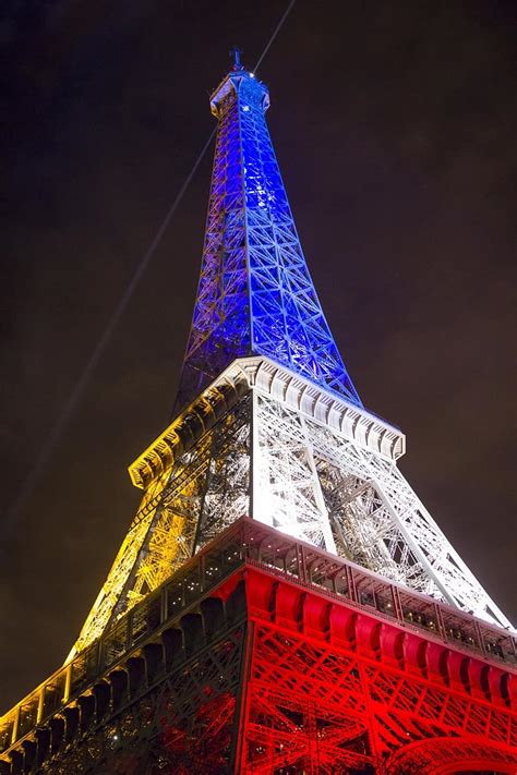 Paris France Flag Eiffel Tower Europe French Tourism Famous