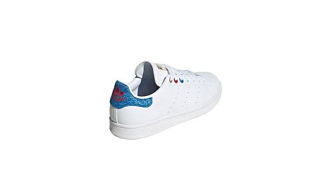 Adidas Stan Smith W Shoes Ftwr White Blue Rush Matte Gold