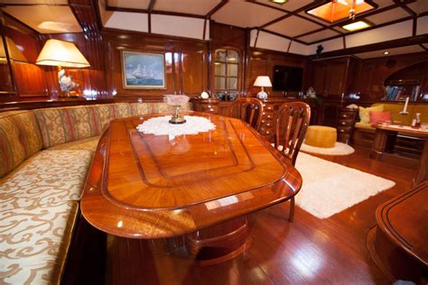 Lauran Sailing Yacht Dining Room Luxury Yacht Browser By