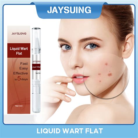 Jaysuing Warts Removal Pen 3ml Mole Remover Liquid Pen Painless Fast