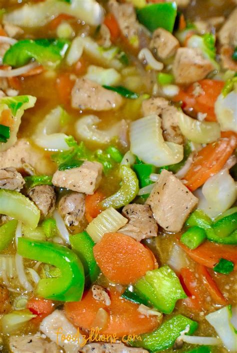 It's gloriously generous, and it's so satisfying to eat. Chop Suey with Chicken Easy Homemade - Food Zillions ...