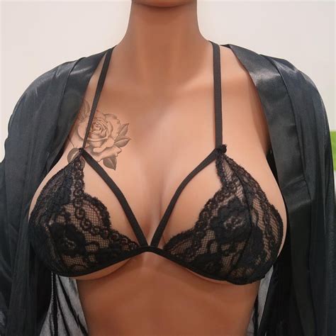 Women S Three Point Lace Bandage Bra Sexy Lingerie In Bras From Novelty