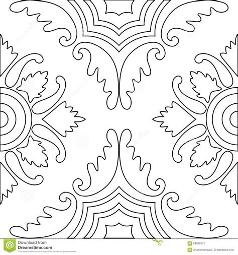 An angel and a demon. Unique Coloring Book Square Page For Adults - Seamless ...