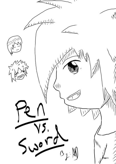 Pen Vs Sword Title Page By Mio99 On Deviantart