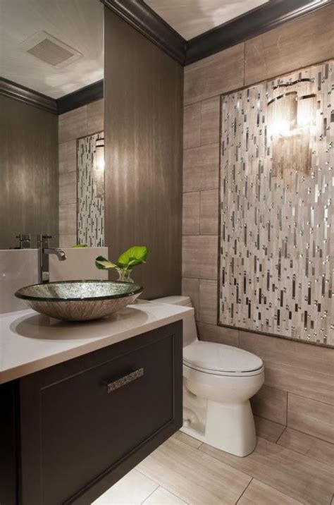 Symphony Peaceful Breeze And Haisa Marble Contemporary Powder Room