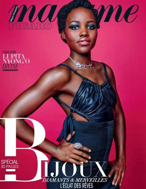 Afrolistas And The City™ Lupita Nyong O Divine Actress Lupita Nyong O For Madame Figaro Magazine