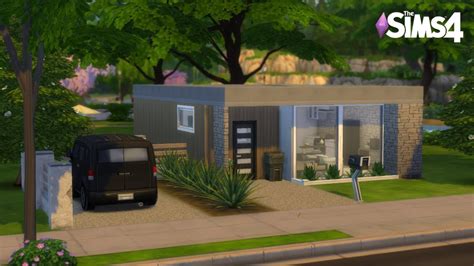 I Built A Starter Home With Just The Basegame The Sims 4 Speedbuild