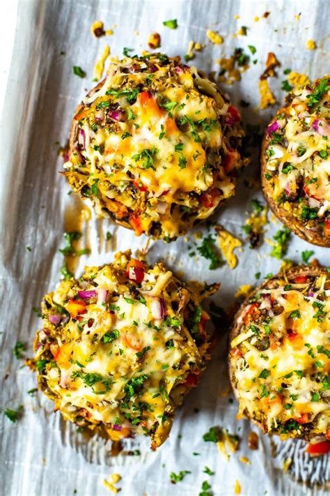 Turkey marinara stuffed portobello mushrooms. The BEST EVER Stuffed Portobello Mushrooms - The Girl on Bloor