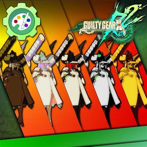 guilty gear xrd rev 2 character colors ramlethal valentine