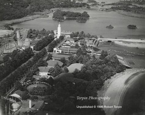 playland 1948 aerial photo of rye playland amusement park