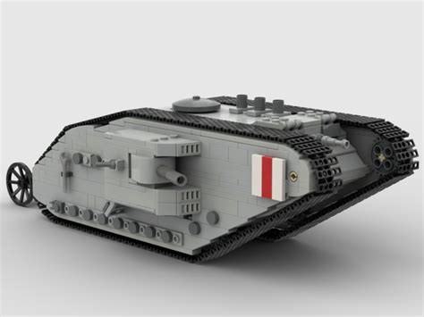 Mark 1 British Ww1 Heavy Tank From Bricklink Studio Bricklink
