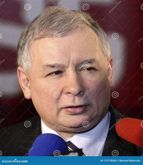 Warsaw, Poland - Jaroslaw Kaczynski - Law and Justice Party PiS Leader