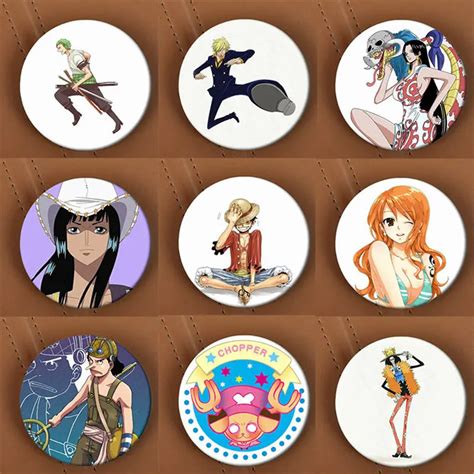 Youpop One Piece Luffy Anime Brooch Pins Badge Accessories For Clothes Hat Backpack Decoration