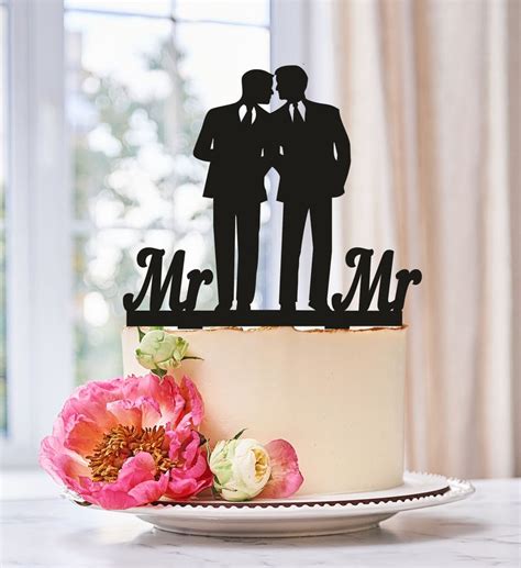 Gay Cake Topper For Weddingsame Sex Cake Toppergay Etsy