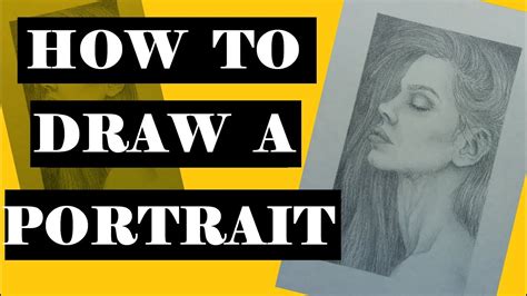How To Draw A Portrait Kako Nacrtati Portret Youtube