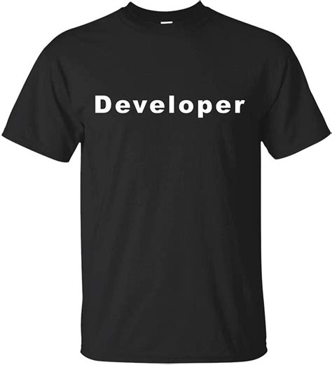 Developer T Shirt T Shirt Amazonit Abbigliamento