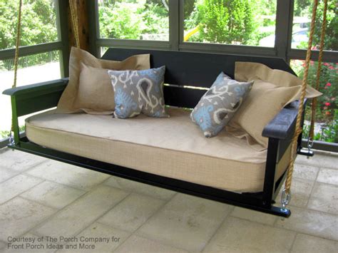 They also add a welcoming touch to your home's front or backyard. Perfect Porch Swing Beds for Maximum Comfort