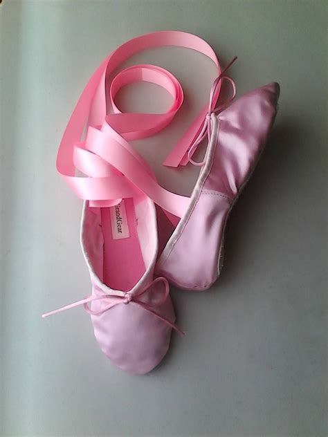 Pretty Pink Satin Ballet Slippers Adult Sizes Ballet Shoes Etsy
