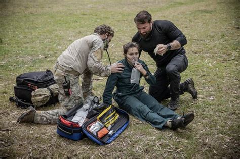 Sas Australia Cast 2022 Melissa Wu Collapse In Tear Gas Challenge