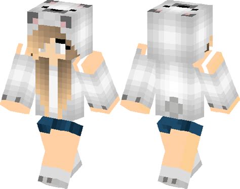 Polar Bear Girl Minecraft Skin Minecraft Hub