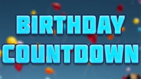 Birthday Countdown Clock