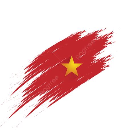 Vietnam Flag Vector Hd Images Vietnam Flag Brush Art Vietnam Vietnam