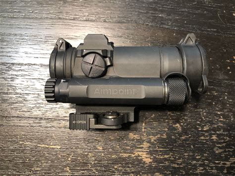 Aimpoint Compm4s Red Dot Optic With Larue Qd Mount Police