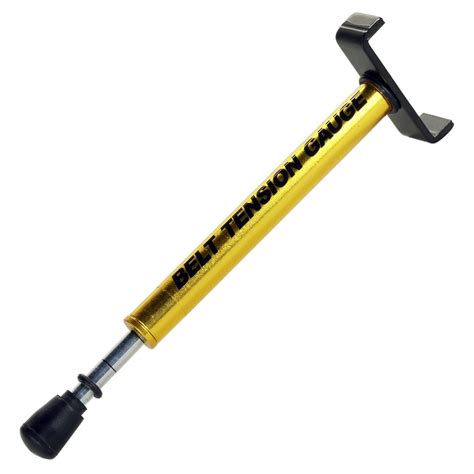 Rotate the tensioner to tighten the belt until the gauge shows the correct optimum setting; Belt Tension Gauge | OTC | 4748