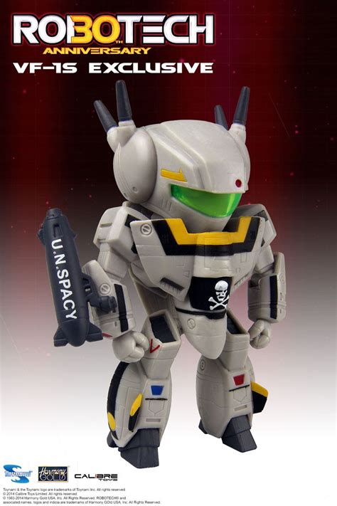 Robotech Chibi Skull Leader Vf 1s Military Gray Robotech Robotech Macross Mini Figures