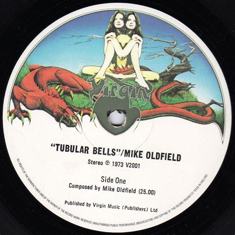 tubular bells virgin lp mike oldfield worldwide discography
