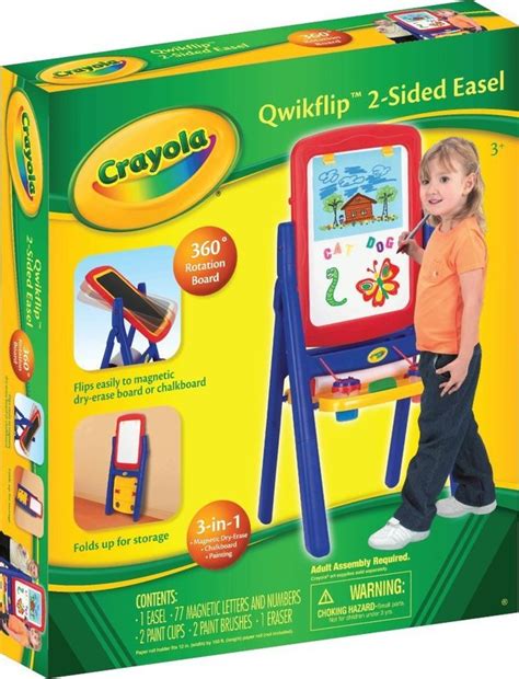 Buy Crayola Qwik Flip 2 Sided Easel At Mighty Ape Australia