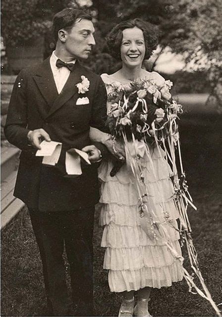 Buster Keaton And Natalie Talmadge Vintage Wedding Photos Celebrity
