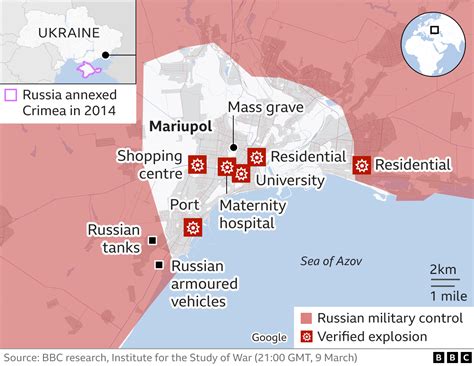 Ukraine War Images Reveal Scale Of Destruction In Mariupol Bbc News