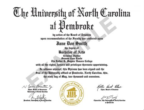 Honors College Distinction at Graduation | The University of North