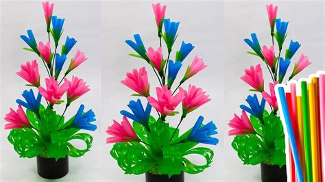 Cara membuat udang unik dari sedotan plastik подробнее. cara membuat bunga pajangan dari sedotan kreatif | pretty flower ideas with straws - YouTube