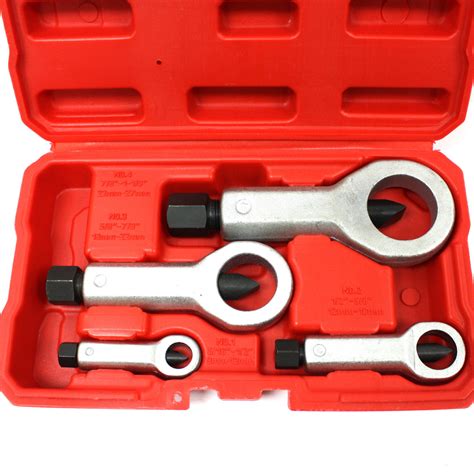 I'm trying to get it off without breaking the stud, anybody have any ideas? 4 pc Nut Splitter Seized Damaged Broken Bolt Nuts Cutter ...