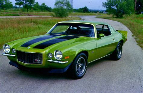 1970 Chevrolet Camaro Z28 Love The Green 70s Cars Need To Be In