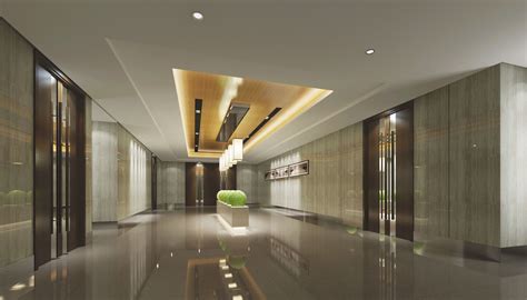 Modern Lobby Office Building 3d Cgtrader